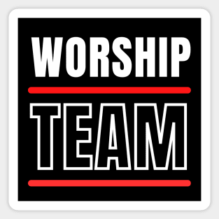 Worship Team | Christian Typography Sticker